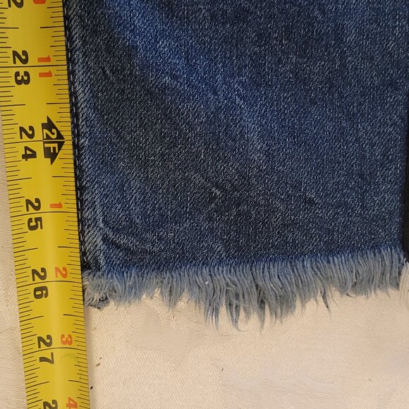 ✨NWT✨ ZARA trf High-Waist Distressed Jeans - Lace/Rhinestones/Pearls - Picture 14 of 16